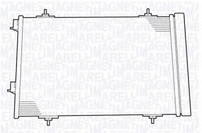 MAGNETI MARELLI 350203636000 -  Конденсатор, кондиционер